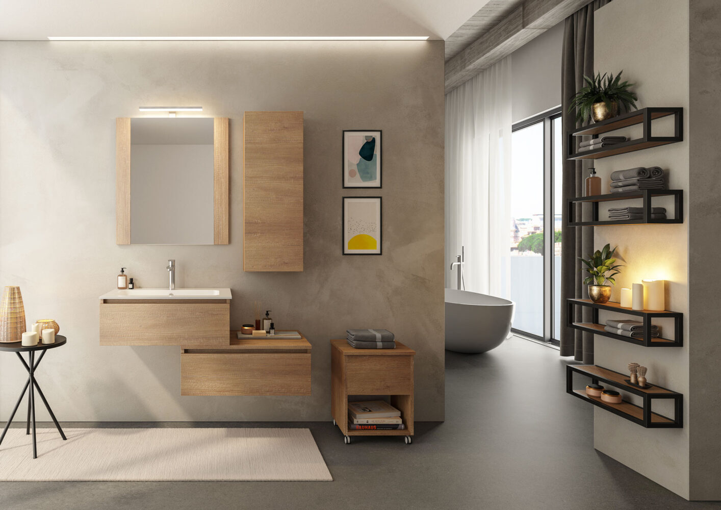Urban Componibile collection modern bathroom furniture